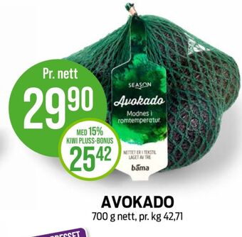 Kiwi Bama avokado tilbud