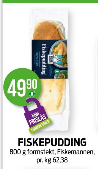 Kiwi Fiskemannen fiskepudding tilbud