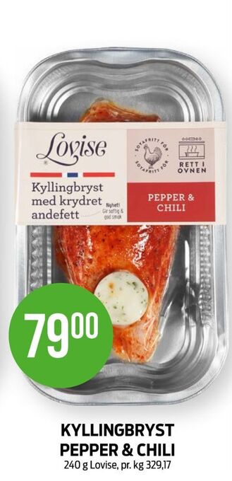 Kiwi Lovise kyllingbryst tilbud