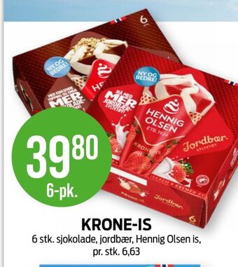 Kiwi Hennig-olsen isvafler tilbud