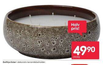 Rusta Ukjent duftlys tilbud