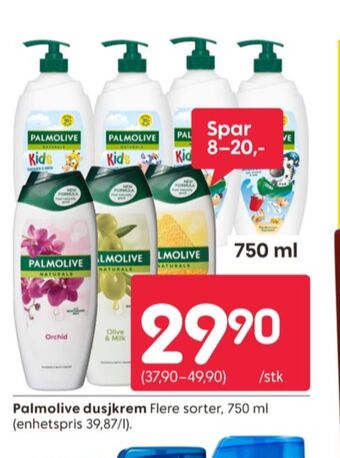 Rusta Palmolive dusjsåpe tilbud