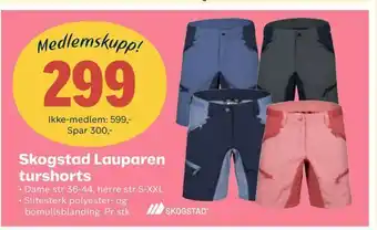Coop Extra Skogstad lauparen turshorts tilbud