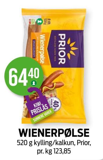 Kiwi Wienerpølse tilbud