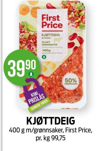 Kiwi Kjøttdeig tilbud