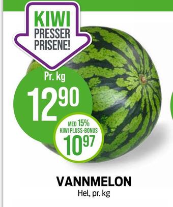 Kiwi Vannmelon tilbud