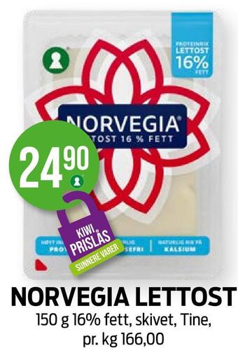 Kiwi Norvegia lettost tilbud
