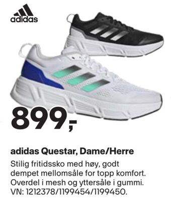 XXL Sport Adidas questar, dame/herre tilbud