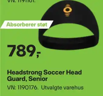 XXL Sport Headstrong soccer head guard, senior tilbud