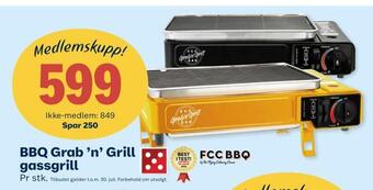Matkroken Bbq grab 'n' grill gassgrill tilbud