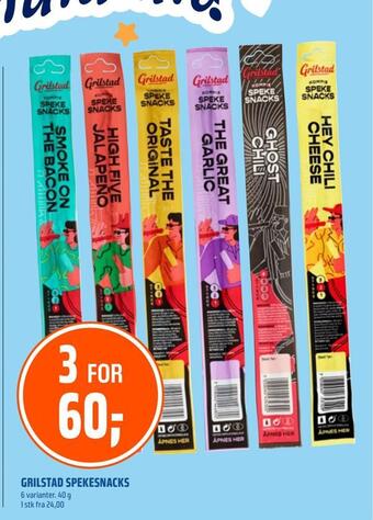 Coop Obs Grilstad spekesnacks tilbud