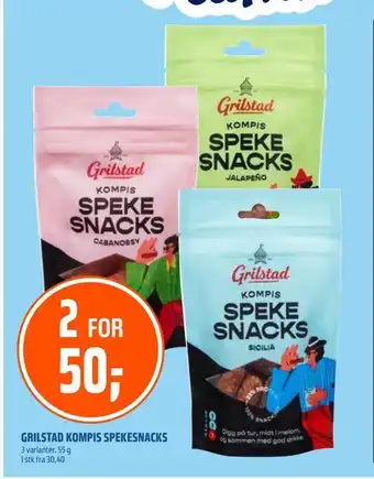 Coop Obs Grilstad kompis spekesnacks tilbud