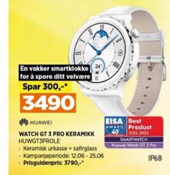 POWER HUAWEI WATCH GT 3 PRO KERAMIKK tilbud