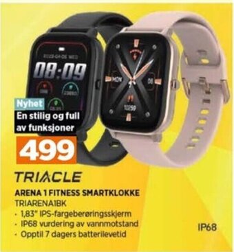 POWER TRIACLE ARENA 1 FITNESS SMARTKLOKKE tilbud