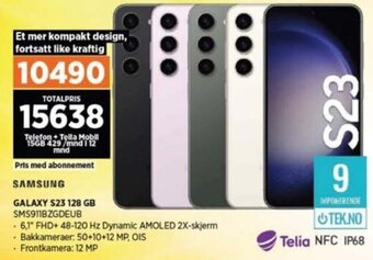 POWER SAMSUNG GALAXY S23 128 GB tilbud