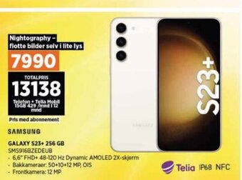 POWER SAMSUNG GALAXY S23+ 256 GB tilbud