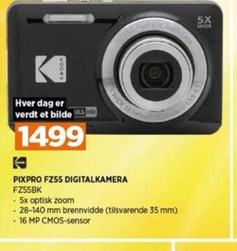 POWER PIXPRO FZ55 DIGITALKAMERA tilbud