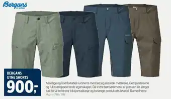 Sport 1 BERGANS UTNE SHORTS tilbud