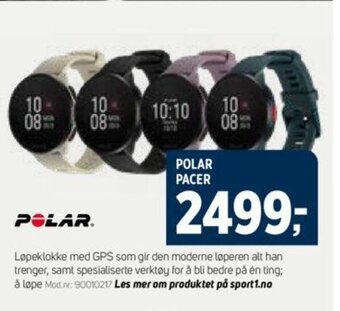 Sport 1 POLAR PACER tilbud
