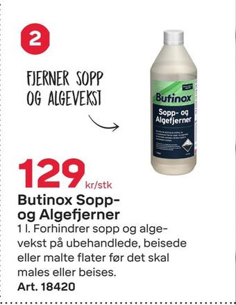 Byggmax Butinox sopp og algefjerner tilbud