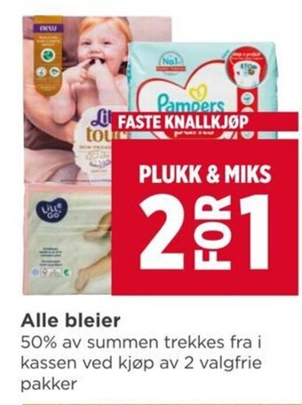 Meny Alle bleier tilbud