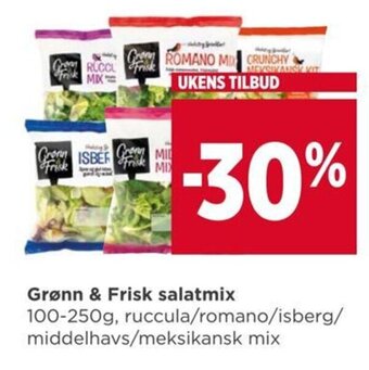 Meny Grønn & Frisk salatmix tilbud