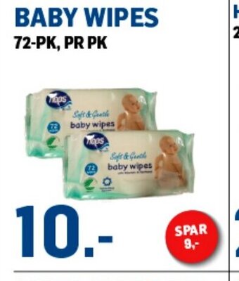 Price Lagerbutikk BABY WIPES tilbud