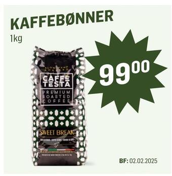 Holdbart Kaffebønner tilbud