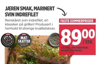 Meny Jæren smak indrefilet tilbud