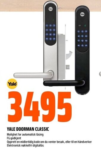 Coop Obs YALE DOORMAN CLASSIC tilbud