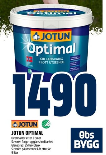 Coop Obs JOTUN OPTIMAL tilbud