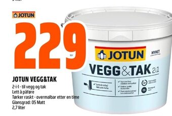 Coop Obs JOTUN VEGG&TAK tilbud