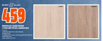 Coop Obs BERRYALLOC GRAND AVENUE 1-STAVS HØYTRYKKS LAMINATGULV tilbud