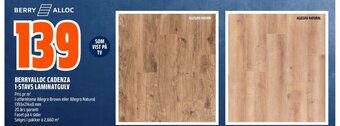 Coop Obs BERRYALLOC CADENZA 1-STAVS LAMINATGULV tilbud