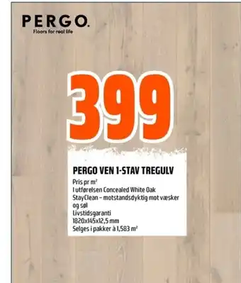Coop Obs PERGO VEN 1-STAV TREGULV tilbud