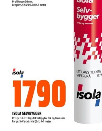 Coop Obs ISOLA SELVBYGGER tilbud