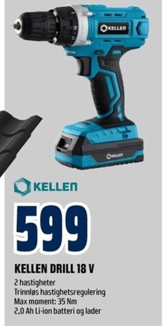 Coop Obs KELLEN DRILL 18 V tilbud