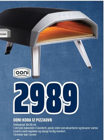 Coop Obs OONI KODA 12 PIZZAOVN tilbud