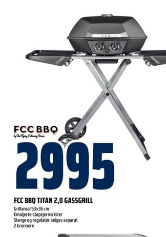 Coop Obs FCC BBQ TITAN 2,0 GASSGRILL tilbud