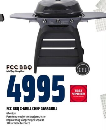 Coop Obs FCC BBQ X-GRILL CHEF GASSGRILL tilbud