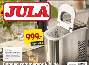 Jula Isbitmaskin 100 W, 2,2l tilbud
