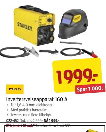 Jula Invertersveiseapparat 160 A tilbud