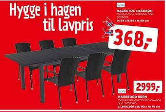 jem & fix Hagebord bern tilbud