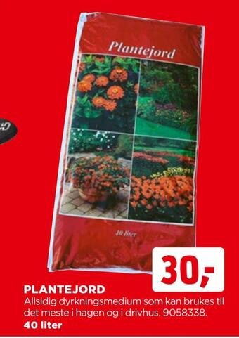 jem & fix Plantejord tilbud