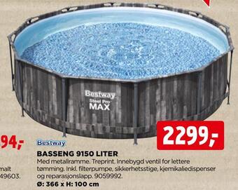 jem & fix Basseng 9150 liter tilbud