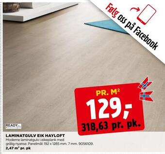 jem & fix Laminatgulv eik hayloft tilbud