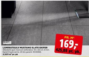 jem & fix Laminatgulv mustang slate skifer tilbud
