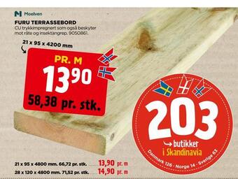 jem & fix Furu terrassebord tilbud