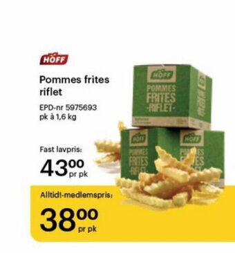 Storcash Pommes frites riflet tilbud