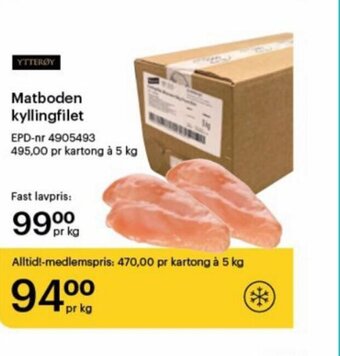 Storcash Matboden kyllingfilet tilbud